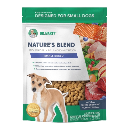 Dr. Marty Nature s Blend Freeze Dried Raw Dog Food for Small Dogs