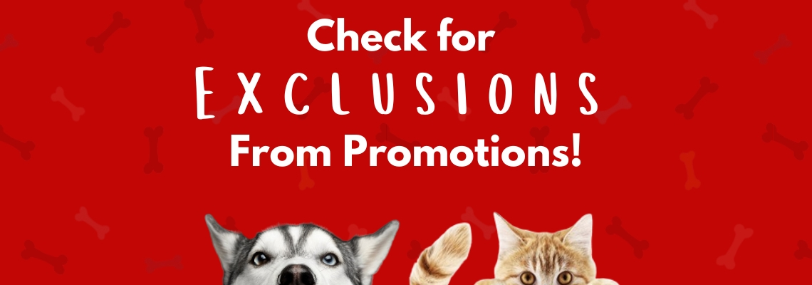 Promotion Exclusions - Heartland Vet Supply & Pharmacy