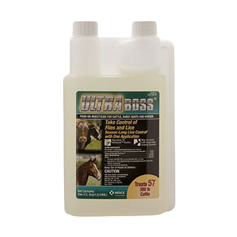 Ultra Boss Pour-On Insecticide - Heartland Vet Supply