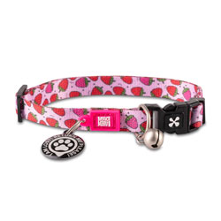 Max & Molly Smart ID Strawberry Cat Collar