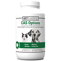 CAS Options ES Immune & Antioxidant Support Chewable Tablets for Cats and Dogs