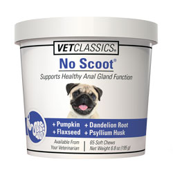 No Scoot Anal Gland Function Soft Chews for Dogs