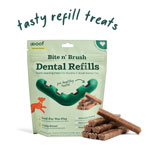 Woof Bite n’ Brush Refill Dental Treats for Dogs - Long-Lasting Natural Chews