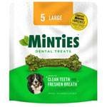 Minties Dog Large Bone Dental Treats