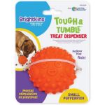 Brightkins Tough & Tumble Treat Dispenser Pufferfish for Pets