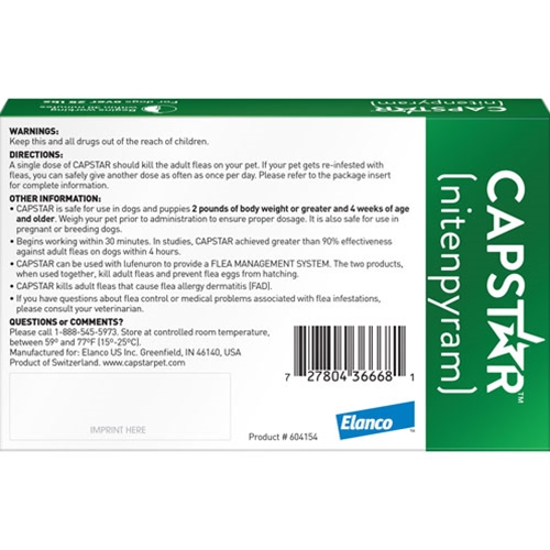 Capstar pill sale