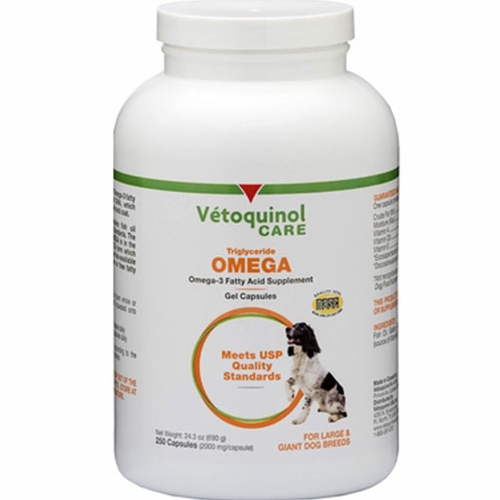 Triglyceride Omega Gel Capsules for Large Giant Dog Breeds