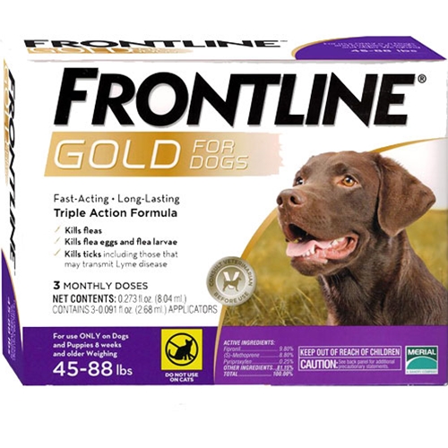 Frontline gold sales side effects