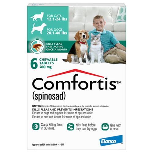 Comfortis for dogs store ticks