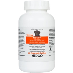 Novox 100mg for clearance dogs side effects